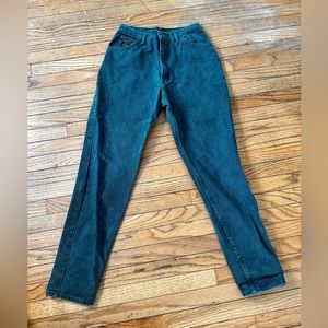 Wrangler vintage high rise jeans forest green